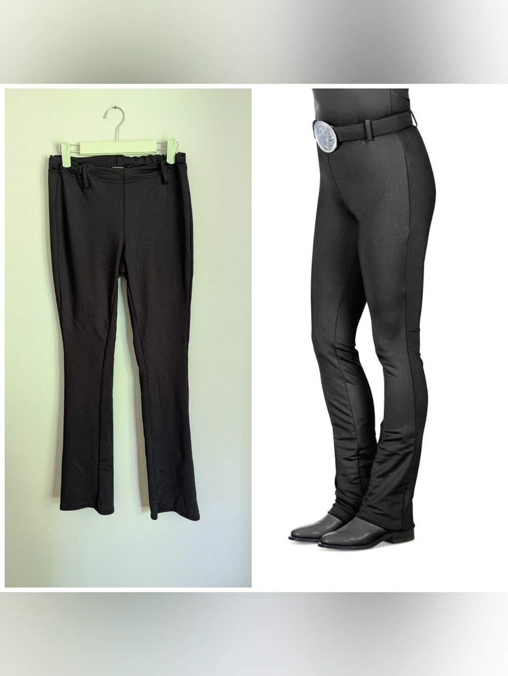 Hobby Horse Show Smarty Pants Womens Small Stretch Black Equestrian Showmanship